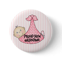 Stolt mormor för flicka