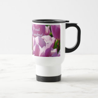 Stolt Mormor! Kaffe Resemugg gåvor Tulpaner