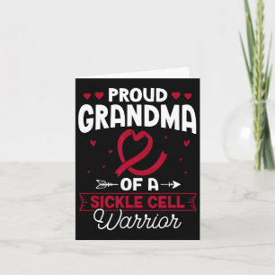 stolt mormor på en ickelcell för Warrior Sickle Ce Kort