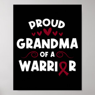 stolt mormor på en ickelcell för Warrior Sickle Ce Poster