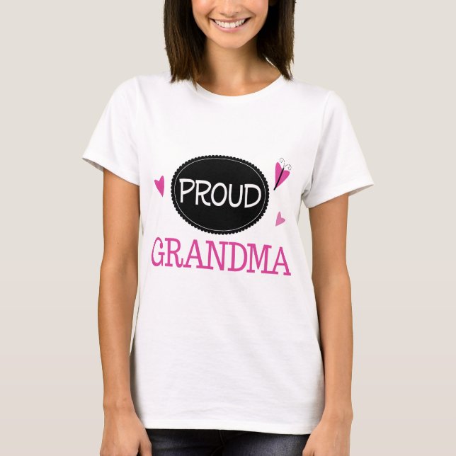 Stolt mormor t-shirt (Framsida)