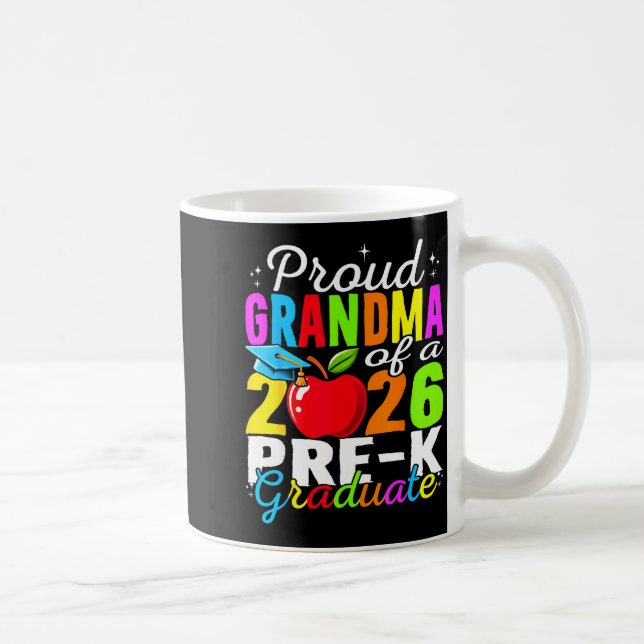 Stolt mormor till 2026 års förskoleutexaminerade m kaffemugg (Höger)