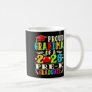 Stolt mormor till 2026 pre-k examen mors dag kaffemugg