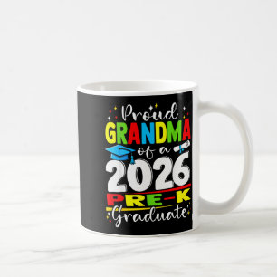 Stolt mormor till 2026 pre-k examen mors dag kaffemugg