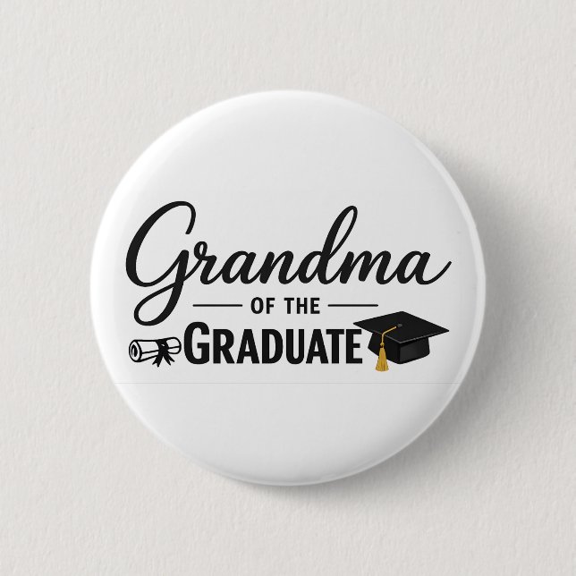 Stolt Mormor till Akademikern Examenfest Knapp (Framsida)