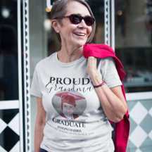 Stolt Mormor Till Den Utbildade | Foto T-Shirt