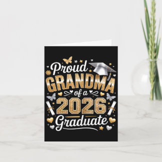Stolt mormor till en 2026 examen klass 2026 kort