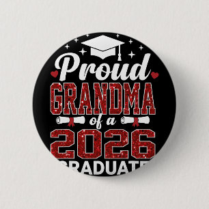 Stolt Mormor Till En 2026 Examen Klass Av Examen Knapp