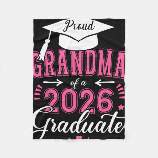 Stolt mormor till en Cl 2026 examen för examen Fleecefilt