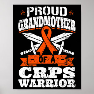 stolt mormor till en Crps Warrior Rsd-medvetenhet Poster