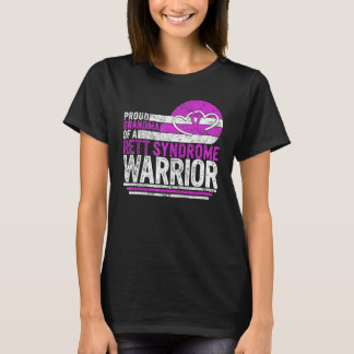 Stolt Mormor Till En Rett Syndrom Krigare Medveten T Shirt