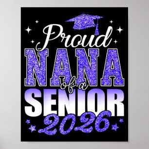 Stolt mormor till en senior 2026 avgångsklass 2026 poster