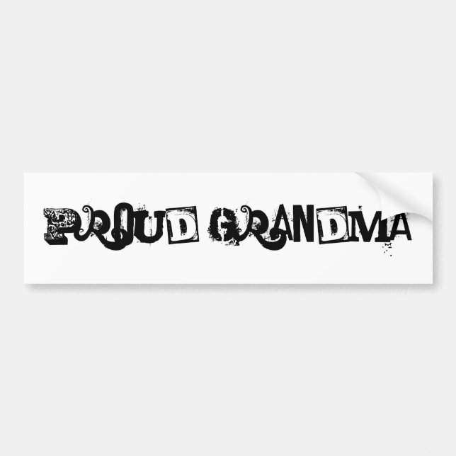 stolt mormorbildekal bildekal (Framsidan)