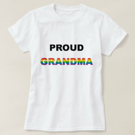 Stolt mormorregnbåge LGBT T-shirt