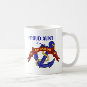 Stolt moster av en US-sjöman Kaffemugg