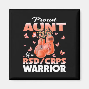 stolt Moster i en rsd CRS Warrior Awareness Boxing Magnet