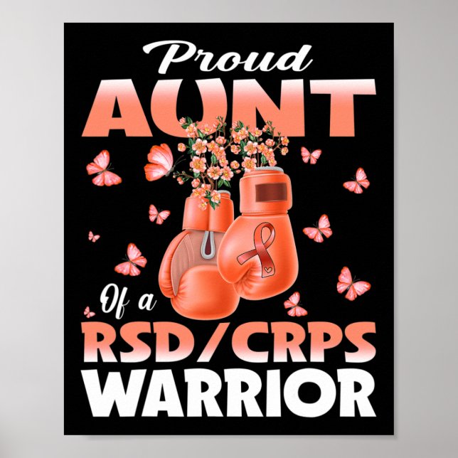 stolt Moster i en rsd CRS Warrior Awareness Boxing Poster (Framsidan)