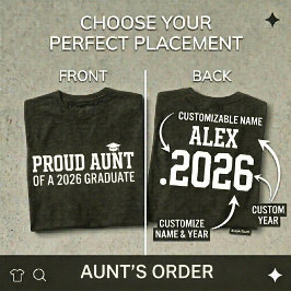 STOLT MOSTER • Klass 2026 Personlig Examen T Shirt