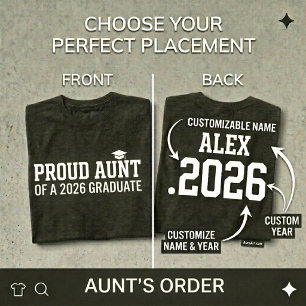 STOLT MOSTER • Klass 2026 Personlig Examen T Shirt