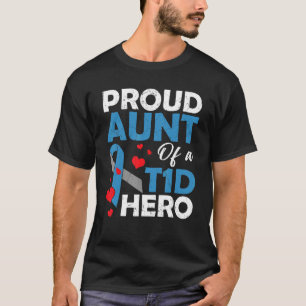 stolt Moster med typ 1-diabetes Hero Warrior Suppo T Shirt