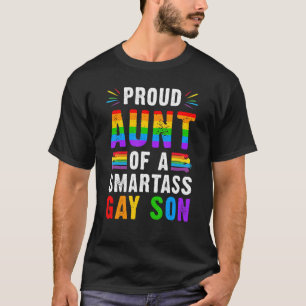 stolt Moster över en Smartass Gay Son Lgbt Ally Ga T Shirt