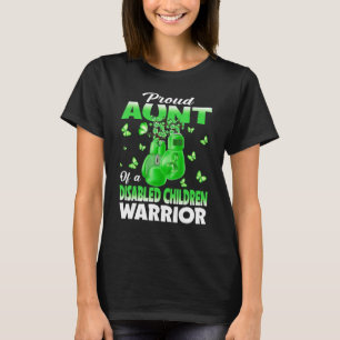stolt Moster på en handikappad barnkrigare T Shirt