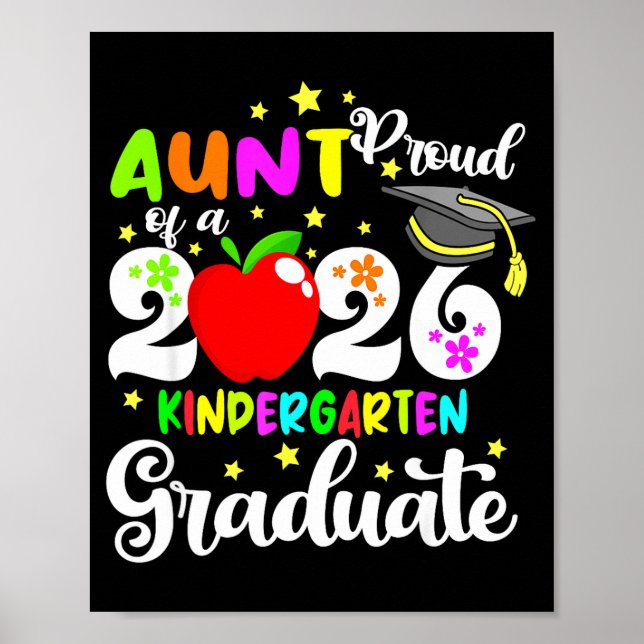 Stolt moster till 2026 års förskoleutexaminerade m poster (Framsidan)