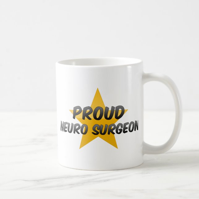 Stolt Neuro kirurg Kaffemugg (Höger)