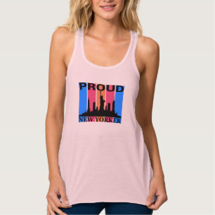 Stolt New York-bo - New York Älskare Linne Med Racerback