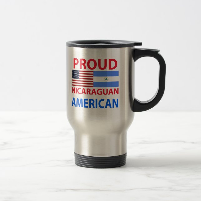 Stolt nicaraguansk amerikan resemugg (Höger)