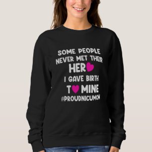 Stolt NICU Mamma Micro Prematur Bebis NICU Warrior T Shirt