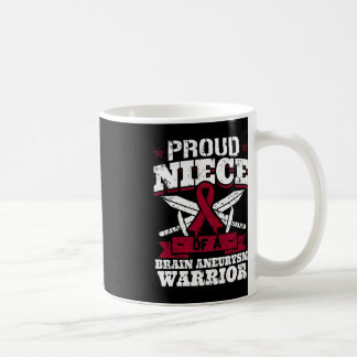 stolt Niece of a Brain Aneurysm Warrior Awareness Kaffemugg