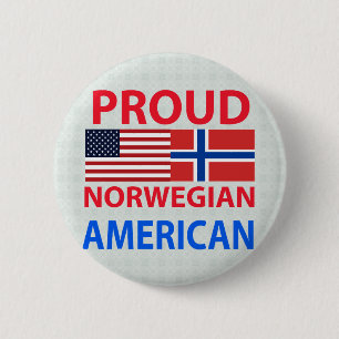 Stolt norsk amerikan knapp