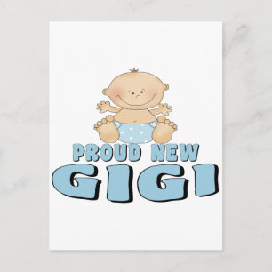 Stolt Ny Gigi T-shirt Vykort