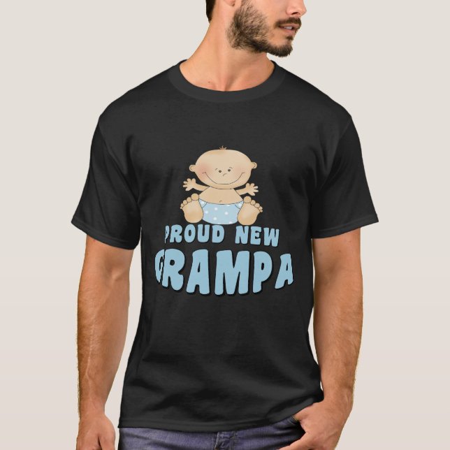 STOLT NY Grampa pojke Tee Shirt (Framsida)