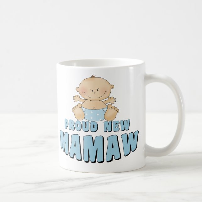 STOLT NY Mamaw T-tröja Kaffemugg (Höger)