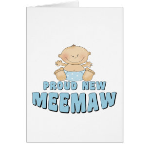 STOLT NY MeeMaw T-Shirt Hälsningskort