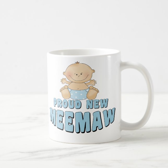 STOLT NY MeeMaw T-tröja Kaffemugg (Höger)