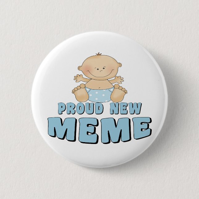 STOLT NY Meme T-Shirt Knapp (Framsida)