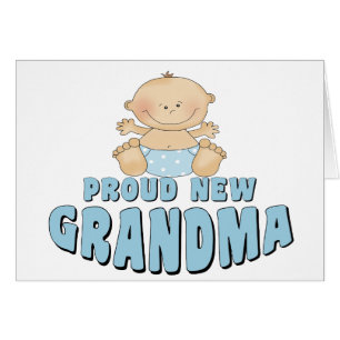 STOLT NY Mormor T-Shirt Hälsningskort