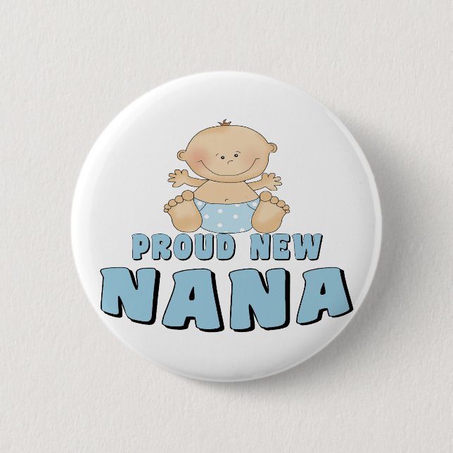 STOLT NY Mormor T-Shirt Knapp (Framsida)