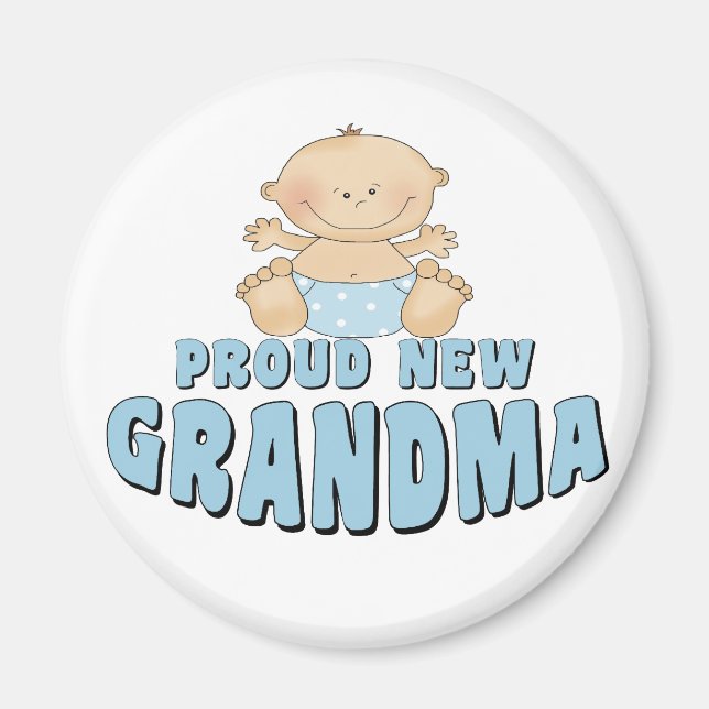 STOLT NY Mormor T-Shirt Magnet (Framsidan)