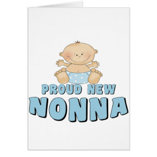 STOLT NY Nonna T-Shirt Hälsningskort