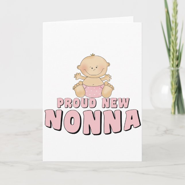 STOLT NY Nonna T-tröja Kort (Framsida)