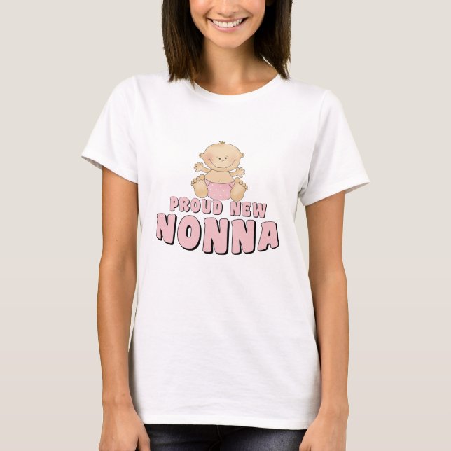 STOLT NY Nonna T-tröja Tröja (Framsida)