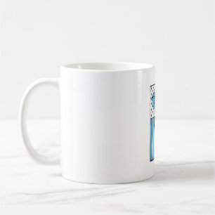 Stolt Ny Pappa Bebis Fötter Flagga Vektor Design_1 Kaffemugg