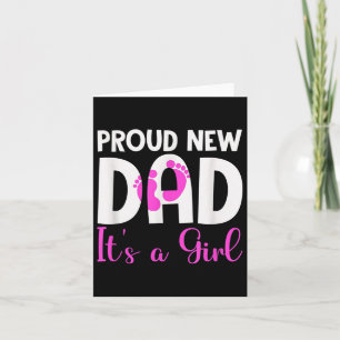 Stolt Ny Pappa. Det Är En Tjej Snart Pappa Fars Da Kort