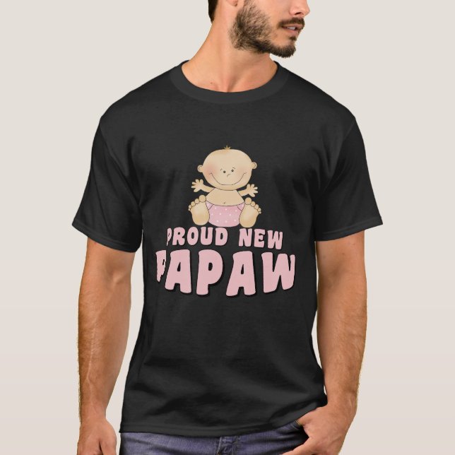 STOLT NY PAPPA-FLICKA T-SHIRT (Framsida)