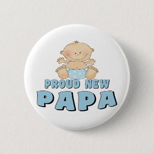 STOLT NY PAPPA POJKE KNAPP