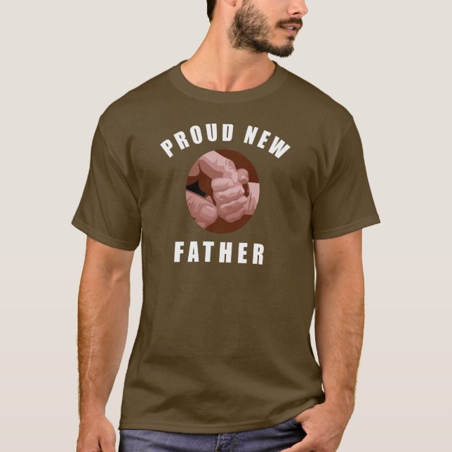 Stolt ny pappaT-tröja T-shirt (Framsida)